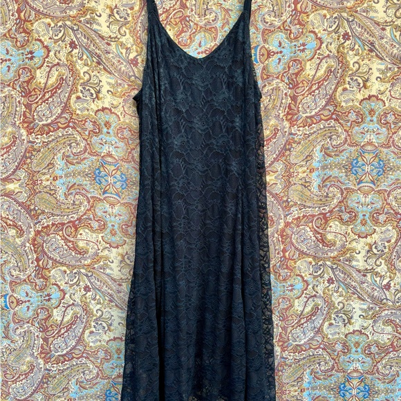 Torrid Black Lace Midi Dress, plus size 2X, XXL, 18 20 - Picture 2 of 9